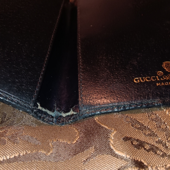 VINTAGE GUCCI ACCESSORY COLLECTION CHECKBOOK HOLDER - Picture 9 of 16